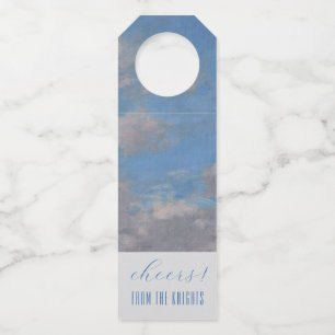 Boudin Clouds Bottle Tag