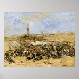 Boudin - Pardon Of Ste-Anne-La-Palud Poster