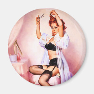 Boudoir pin up magnet