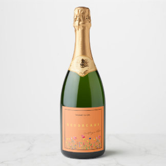 Boudreaux Bubbly -  Courtney's Edition (Version 1) Sparkling Wine Label