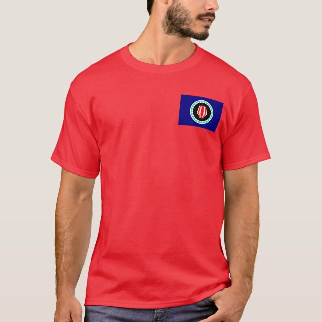 Bougainville Autonomous Region flag T-Shirt (Front)