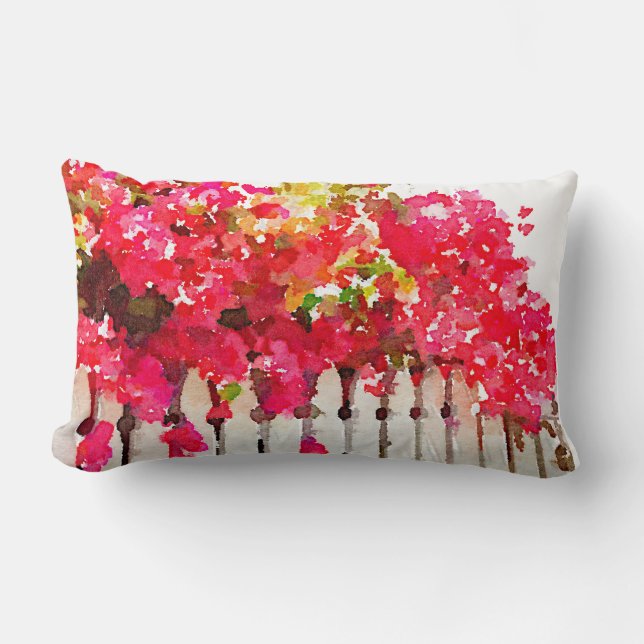 Bougainvillea accent cushion (Front)