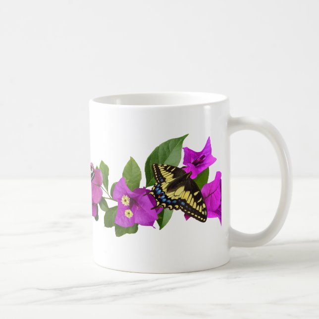 Bougainvillea Butterfly Mug (Right)
