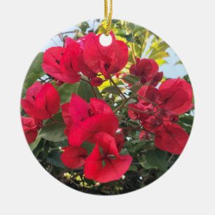 Bougainvillea Ceramic Tree Decoration