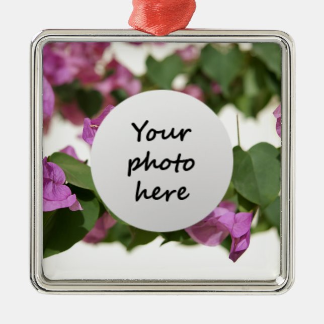 Bougainvillea Christmas Tree Ornament (Front)