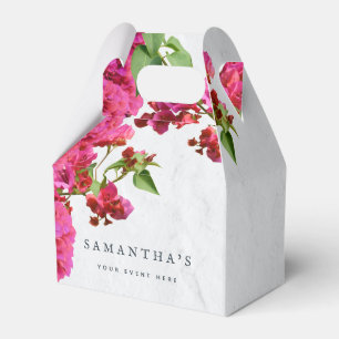 Bougainvillea Floral Mediterranean Greek Island Favour Box