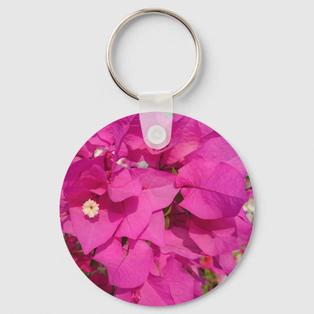 Bougainvillea Flower Key Chain (Front)