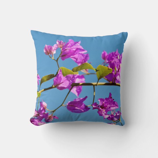Bougainvillea Flowers Cushion (Front)