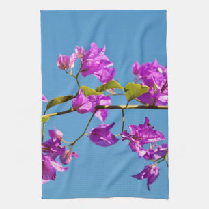 Bougainvillea Flowers Tea Towel