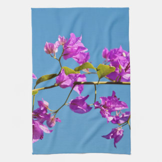Bougainvillea Flowers Tea Towel