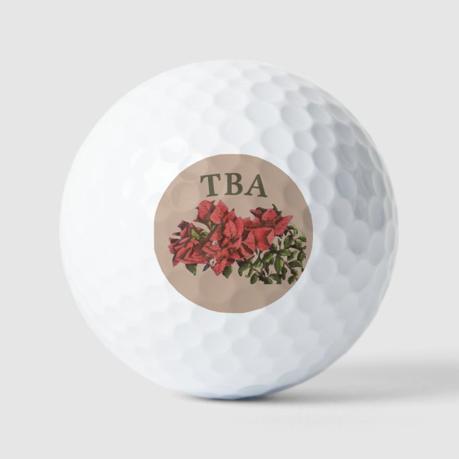 Bougainvillea Golf Balls (Front)