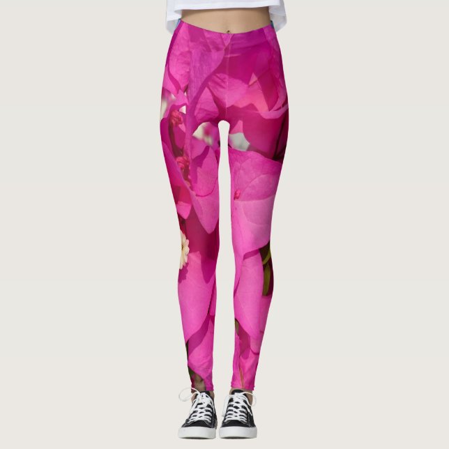 Bougainvillea Leggings (Front)