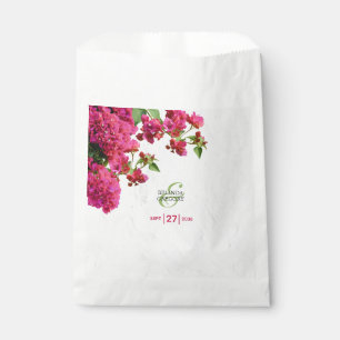 Bougainvillea Mediterranean Greek Island Wedding Favour Bags