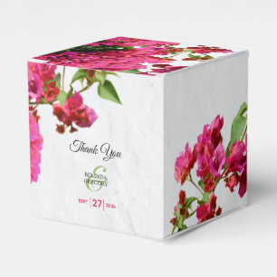 Bougainvillea Mediterranean Greek Island Wedding Favour Box