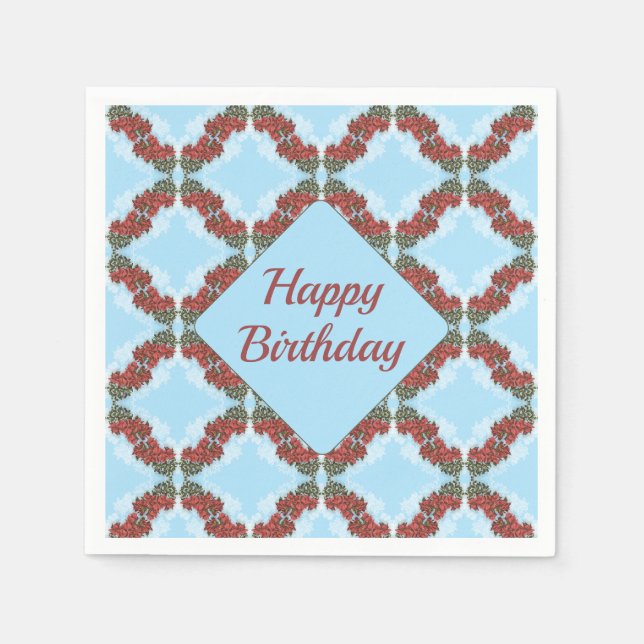 Bougainvillea Paper Napkins (Front)