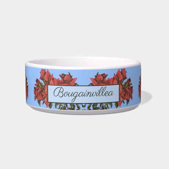 Bougainvillea Pet Bowls (Front)