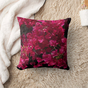 Bougainvillea Red Tropical Vining Shrub Photo Cushion