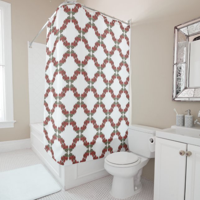 Bougainvillea Shower Curtain (In Situ)