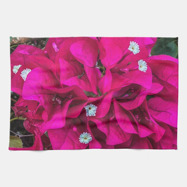 Bougainvillea Speaks for Itself Kitchen Towels (Horizontal)