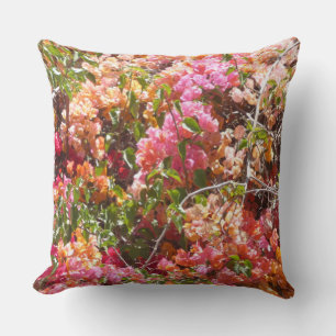 Bougainvillea Throw Pillow