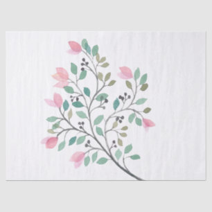 Bougainvillea Watercolor Tissue Paper