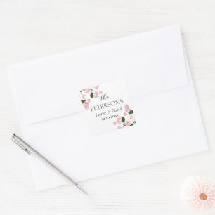 Bougainvillea Wedding Gifts & Favours Sticker