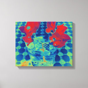 BOUGAINVILLEA WRAPPED CANVAS