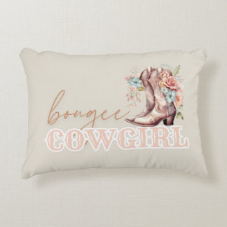 Bougee Cowgirl Boho Country Girl Vibe  Decorative Cushion