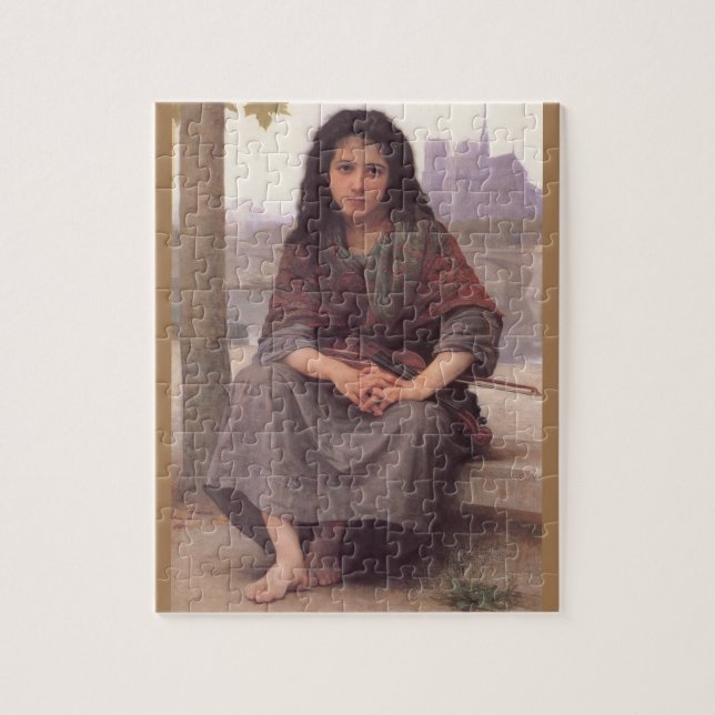 BOUGEREAU BOHEMIAN GIRL JIGSAW PUZZLE (Vertical)
