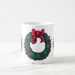 Boughs of Holly Coffee Mug