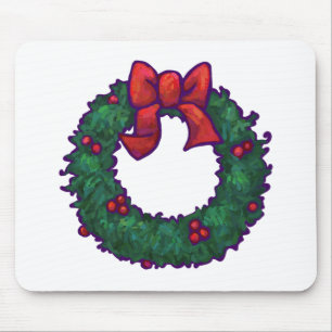 Boughs of Holly Mouse Mat