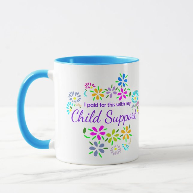 Bought with child support floral mug cup (Left)