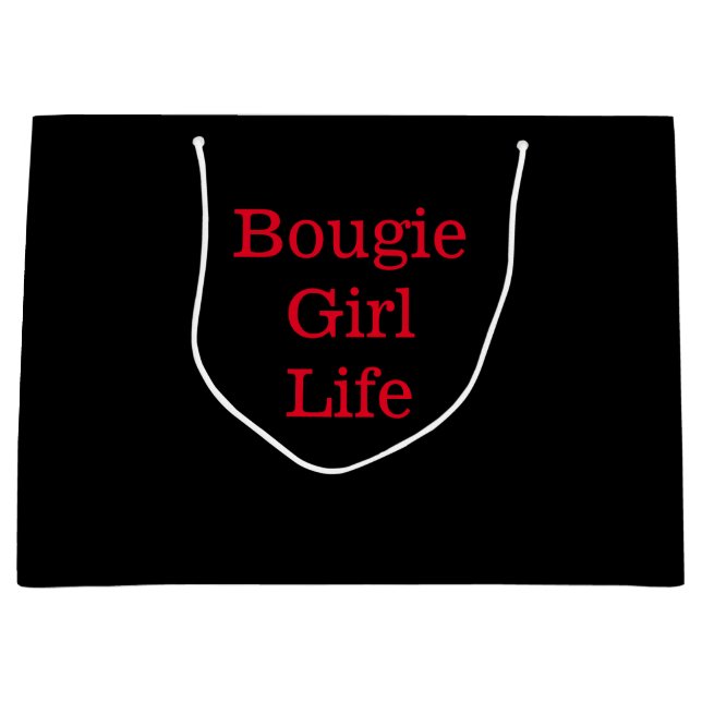 Bougie Girl Life Gift Bag (Front)