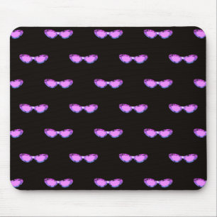 Bougie pink glam sunglasses mouse mat