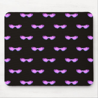Bougie pink glitter sunglasses mouse mat