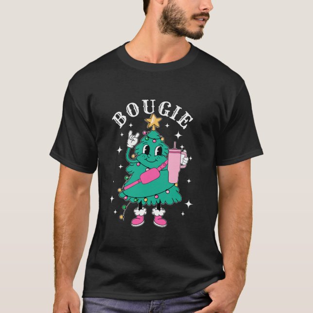 Bougie Snowman Boo jee Funny Tumbler Matching Chri T-Shirt (Front)