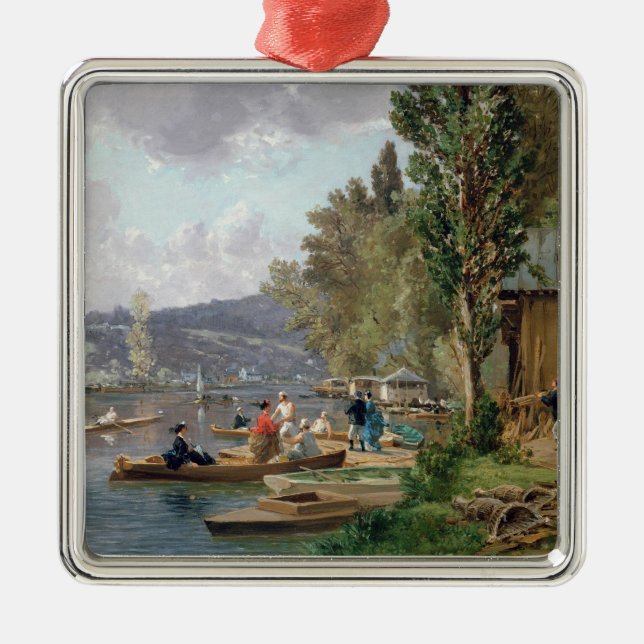 Bougival, 1873 metal tree decoration (Front)