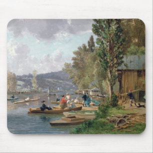 Bougival, 1873 mouse mat