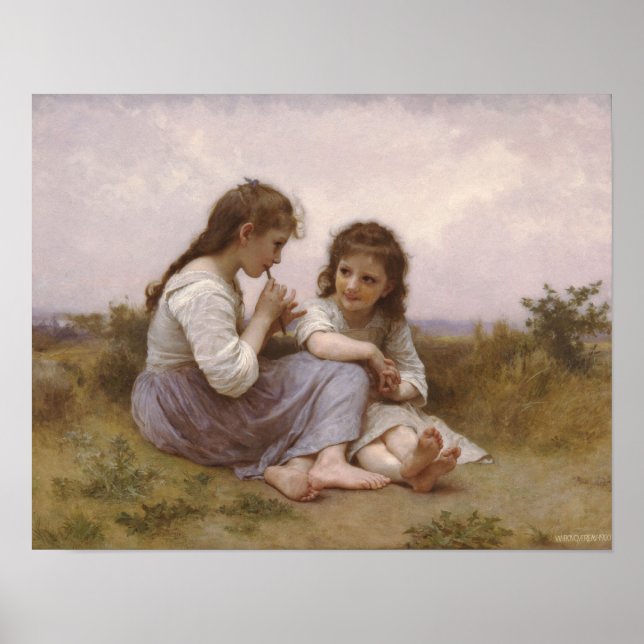 Bouguereau-A Childhood Idyll 1900 Poster (Front)