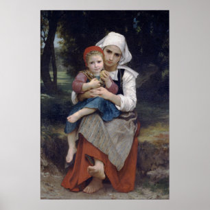 Bouguereau - Brother And Sister 1871 Poster