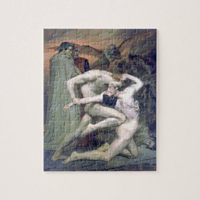 Bouguereau - Dante et Virgile en Enfers Jigsaw Puzzle (Vertical)
