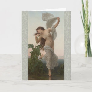Bouguereau Dawn L’Aurore CC0873 Birthday Card