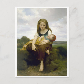 Bouguereau Elder Sister Postcard