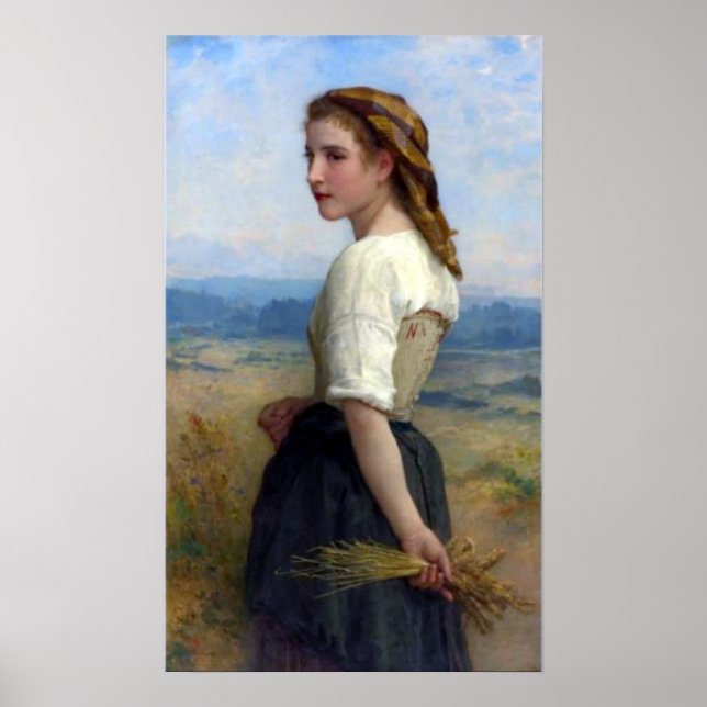 Bouguereau - Glaneuse Poster (Front)