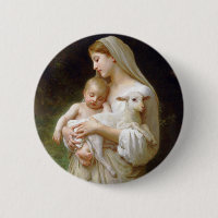 Bouguereau Innocence Button