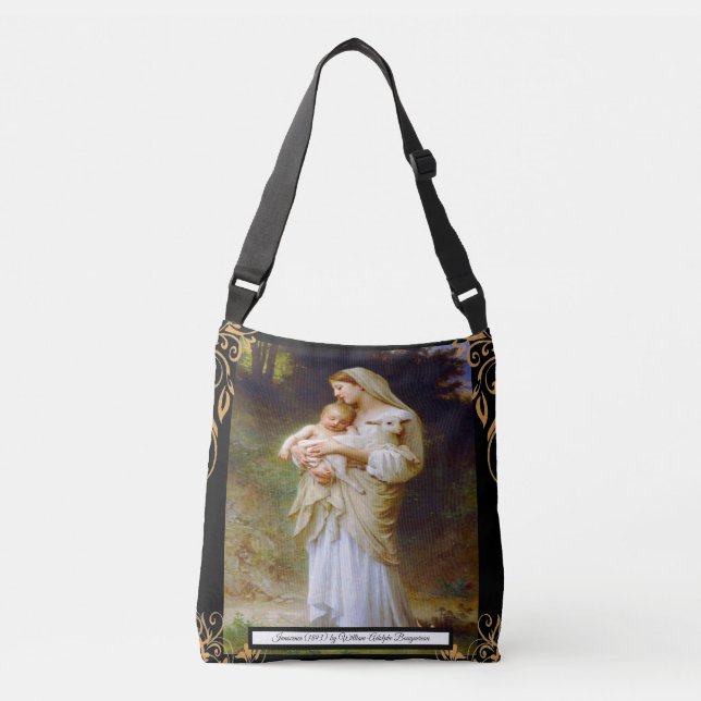Bouguereau Innocence  Crossbody Bag (Front)