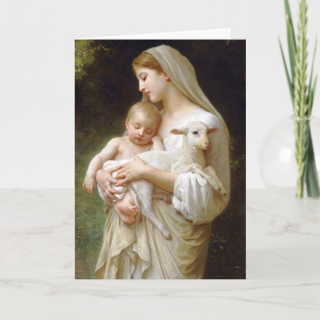 Bouguereau Innocence Greeting Card (Front)