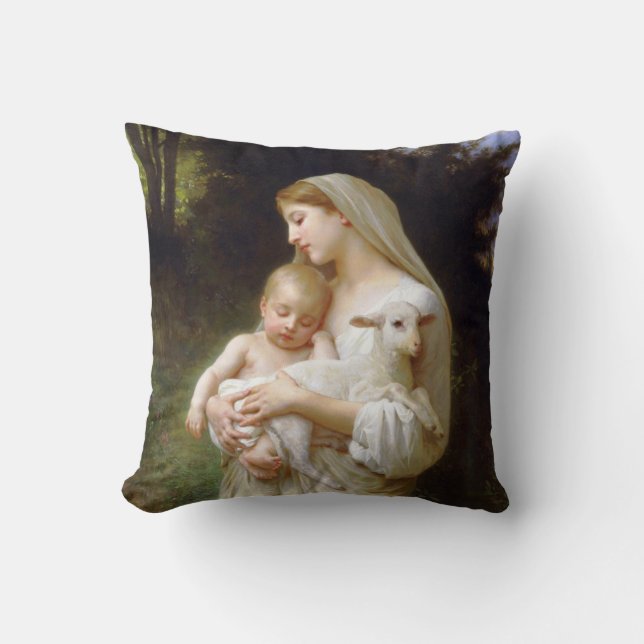 Bouguereau Innocence Pillow (Front)