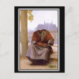 Bouguereau Invisible Bohemian Postcard