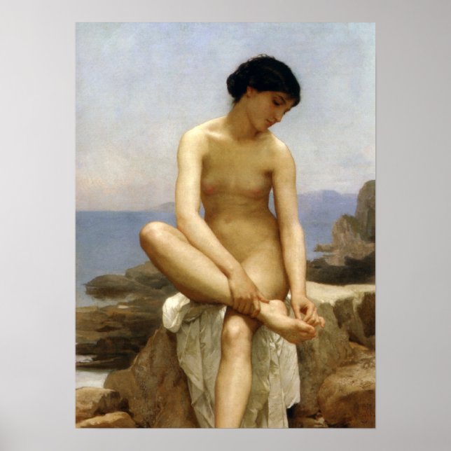 Bouguereau - La Baigneuse Poster (Front)